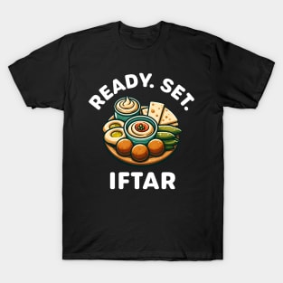 Ready, Set, Iftar! Ramadan Feast Countdown T-Shirt